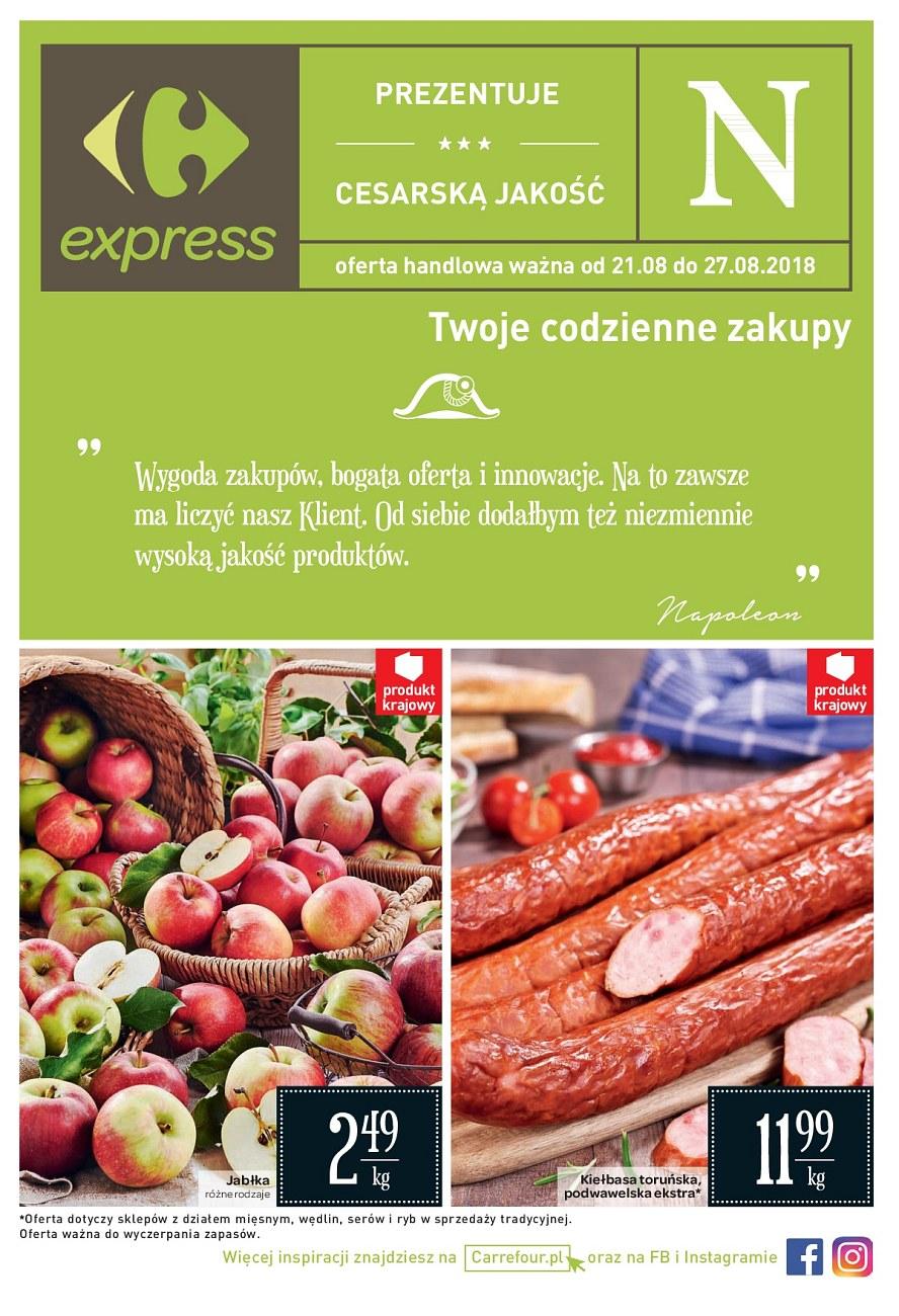 Gazetka promocyjna Carrefour Express str. 1