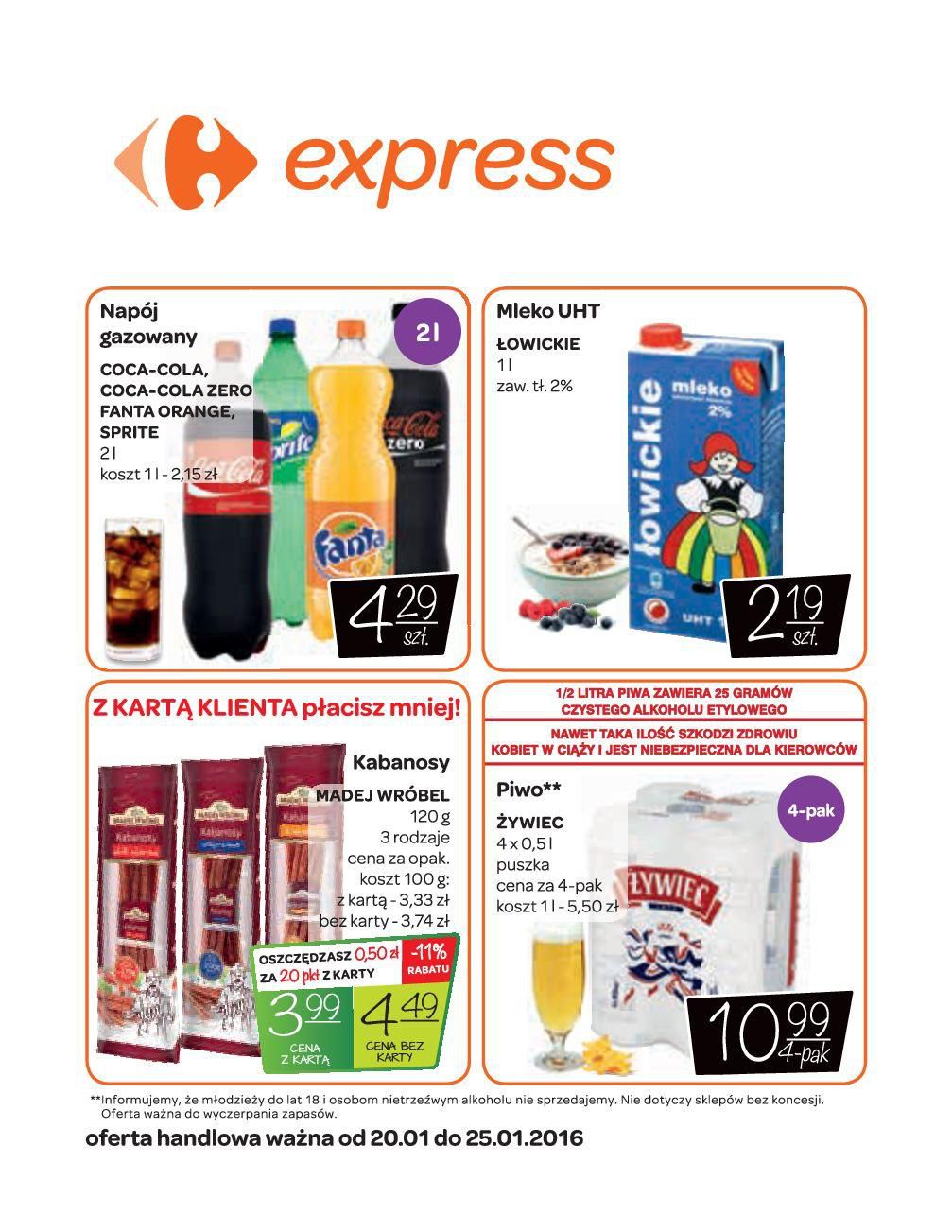 Gazetka promocyjna Carrefour Express str. 1