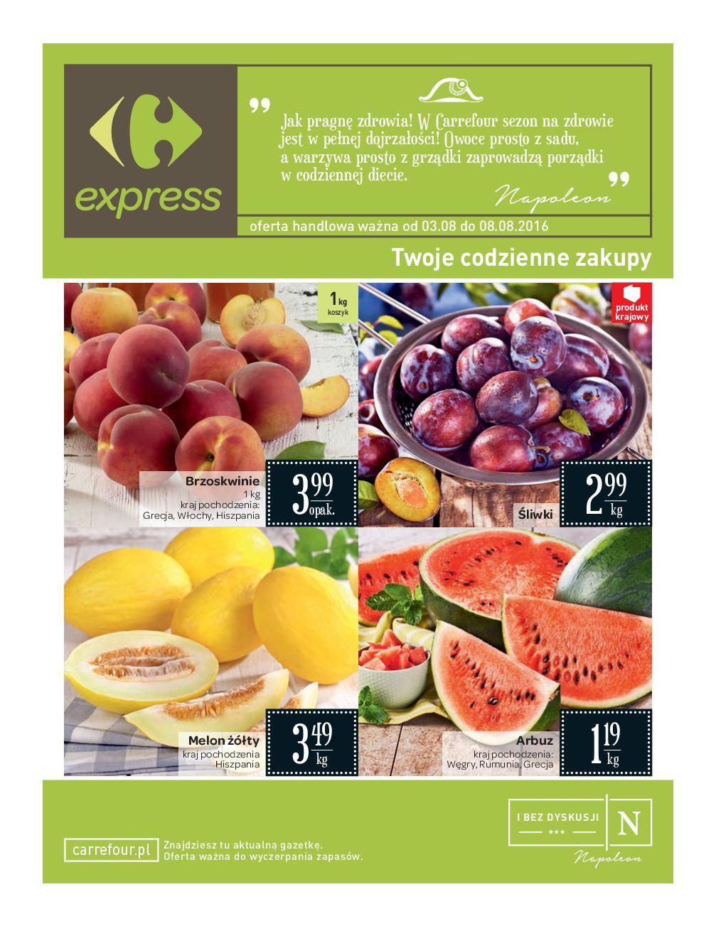 Gazetka promocyjna Carrefour Express str. 1