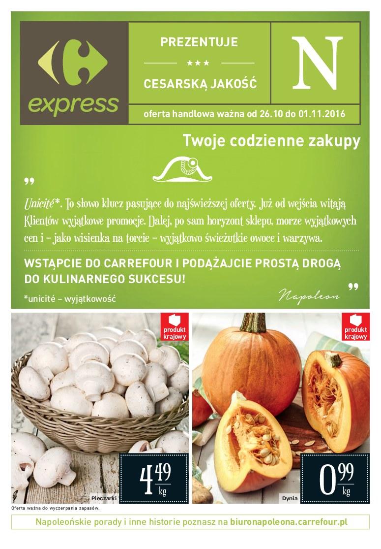 Gazetka promocyjna Carrefour Express str. 1