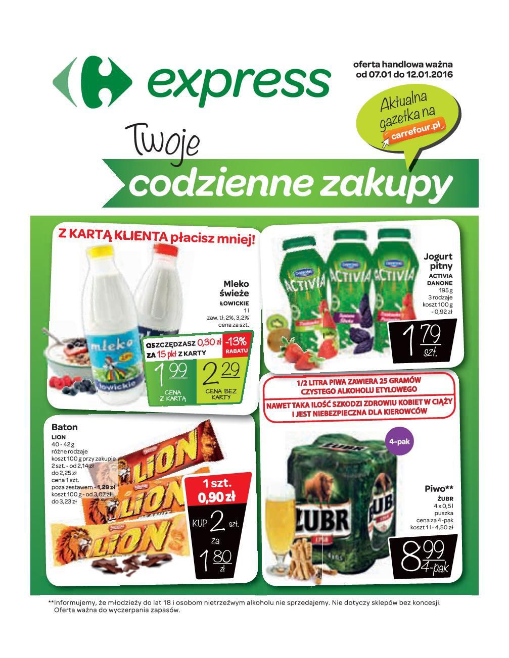 Gazetka promocyjna Carrefour Express str. 1