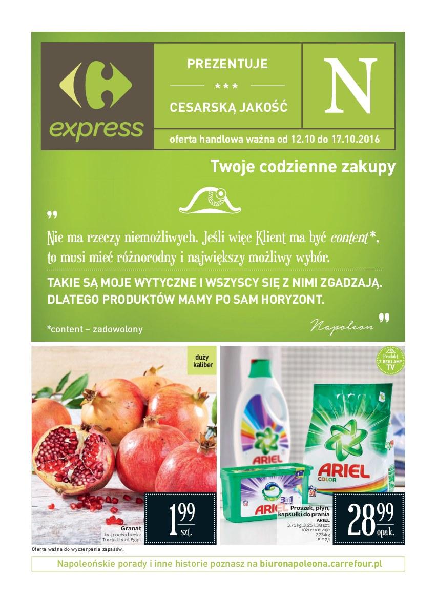 Gazetka promocyjna Carrefour Express str. 1