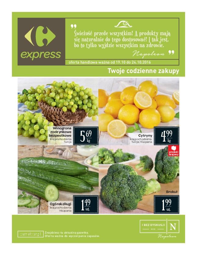 Gazetka promocyjna Carrefour Express str. 1