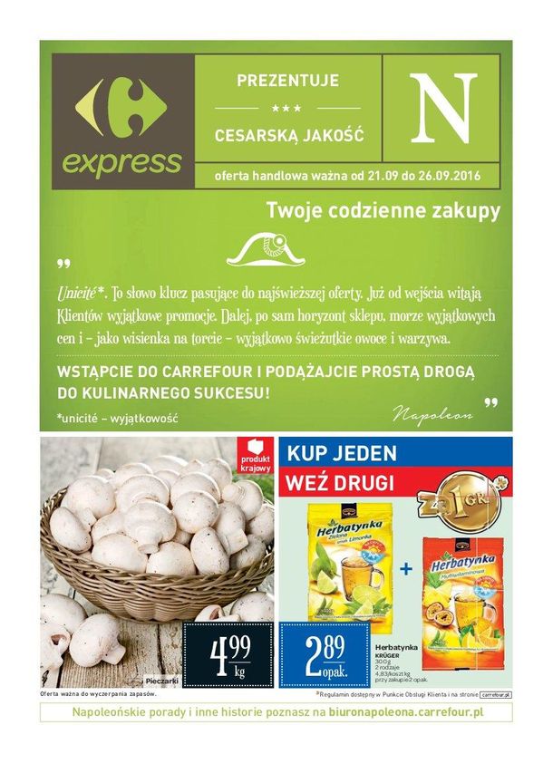 Gazetka promocyjna Carrefour Express str. 1