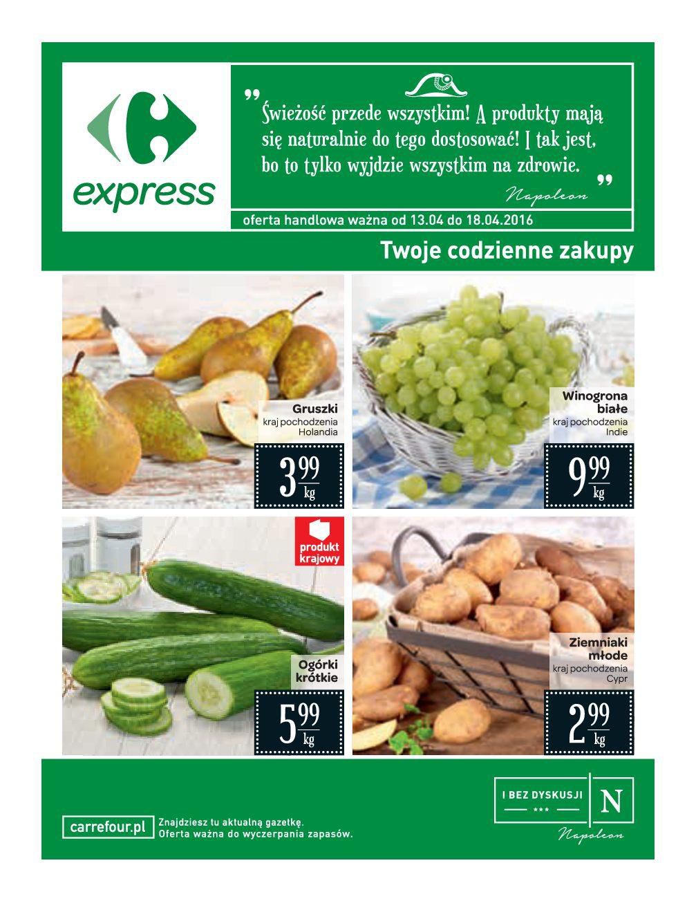 Gazetka promocyjna Carrefour Express str. 1