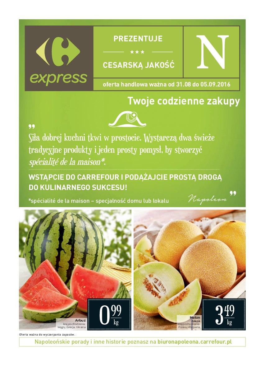 Gazetka promocyjna Carrefour Express str. 1