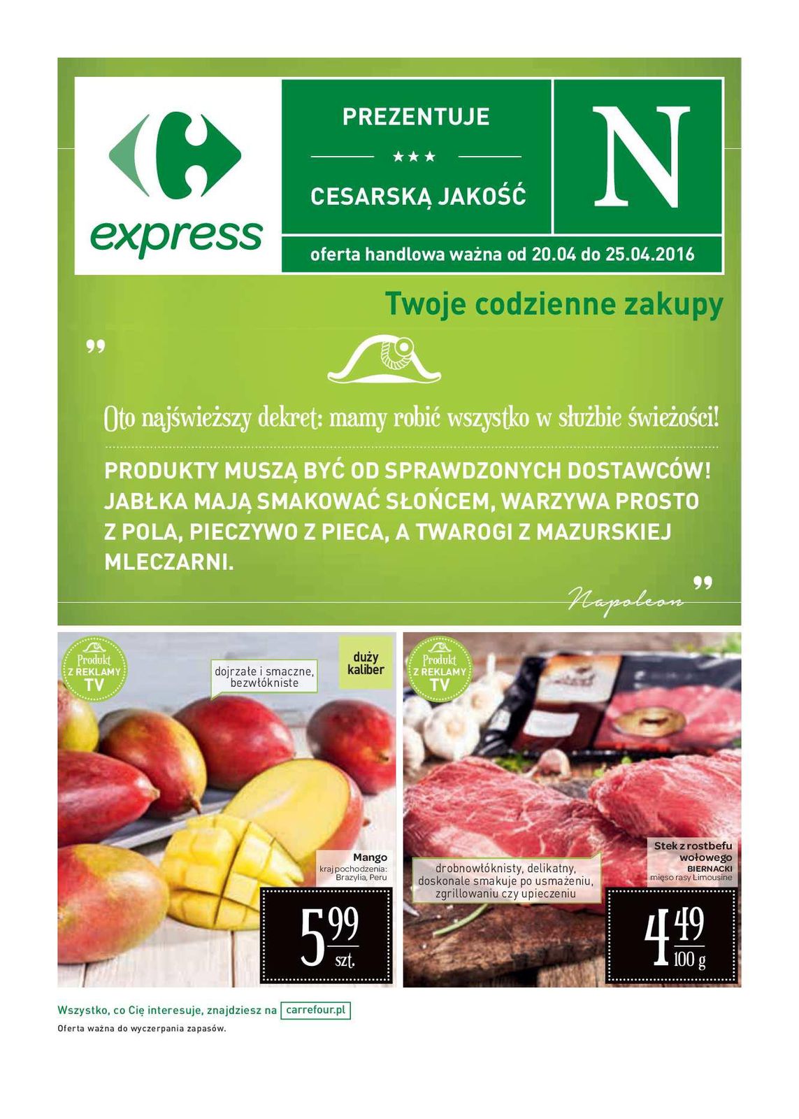 Gazetka promocyjna Carrefour Express str. 1