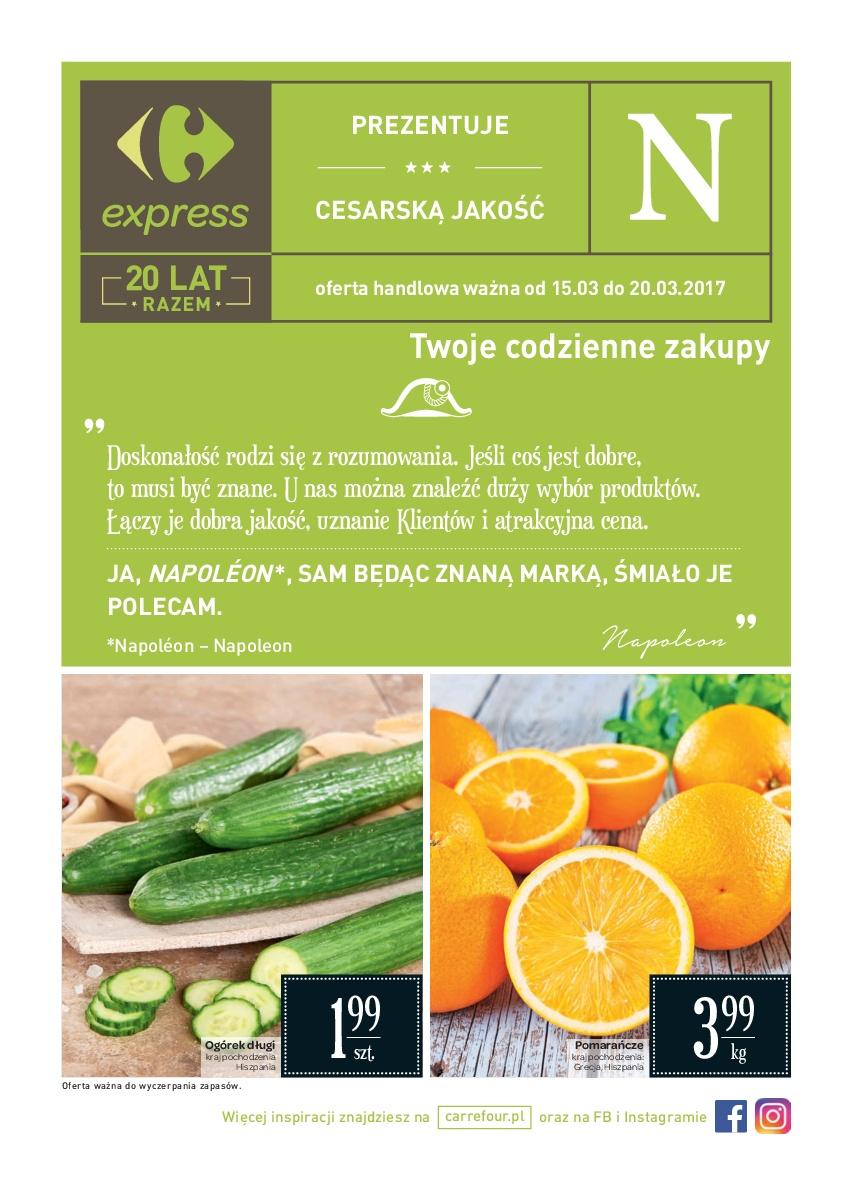 Gazetka promocyjna Carrefour Express str. 1