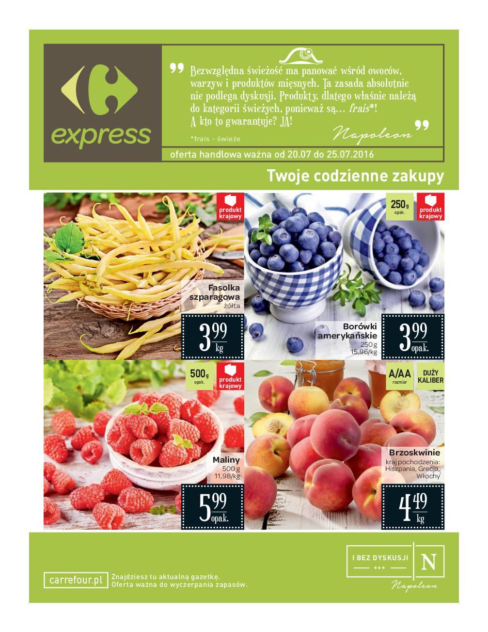 Gazetka promocyjna Carrefour Express str. 1