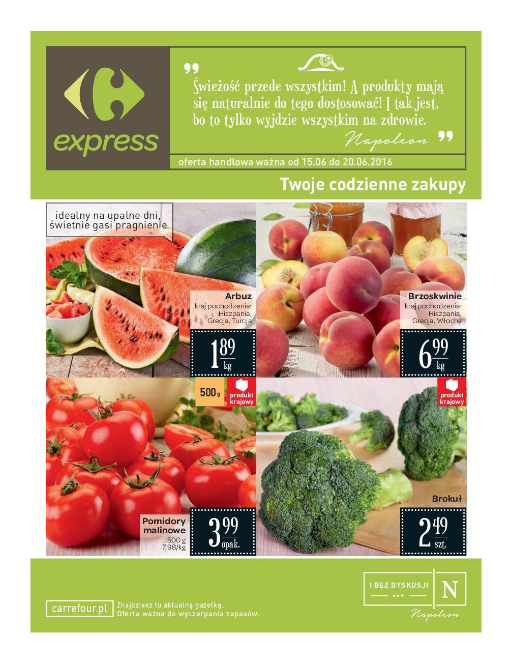 Gazetka promocyjna Carrefour Express str. 1