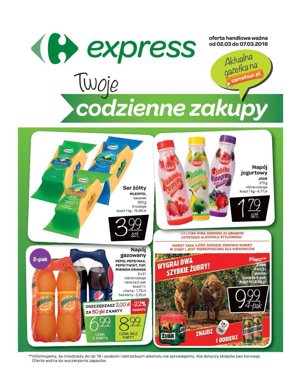 Gazetka promocyjna Carrefour Express str. 1