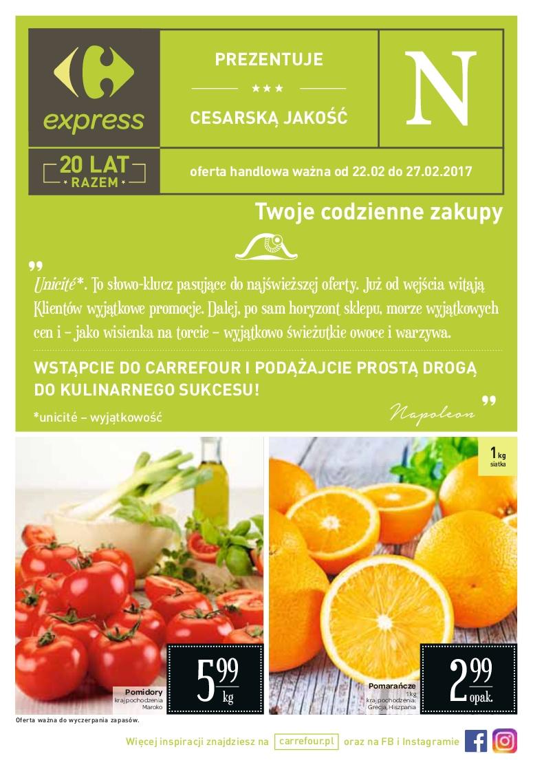 Gazetka promocyjna Carrefour Express str. 1