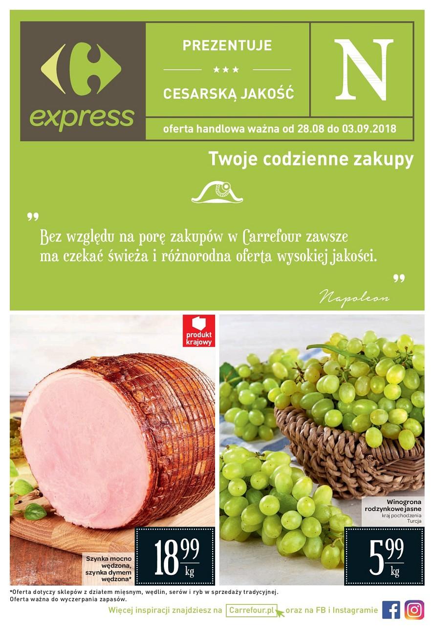 Gazetka promocyjna Carrefour Express str. 1